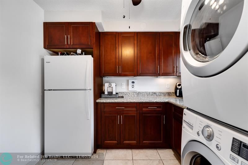 Laundry and Wet Bar