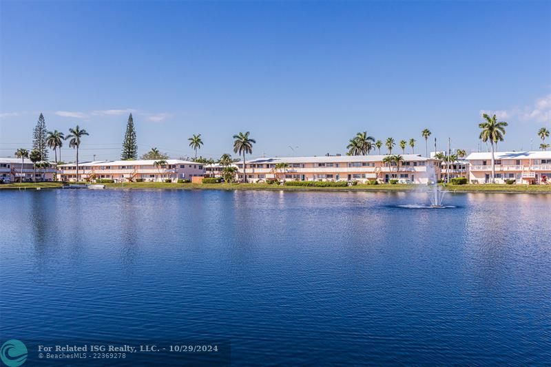 FABULOUS VIEW WITH FOUNTAIN.