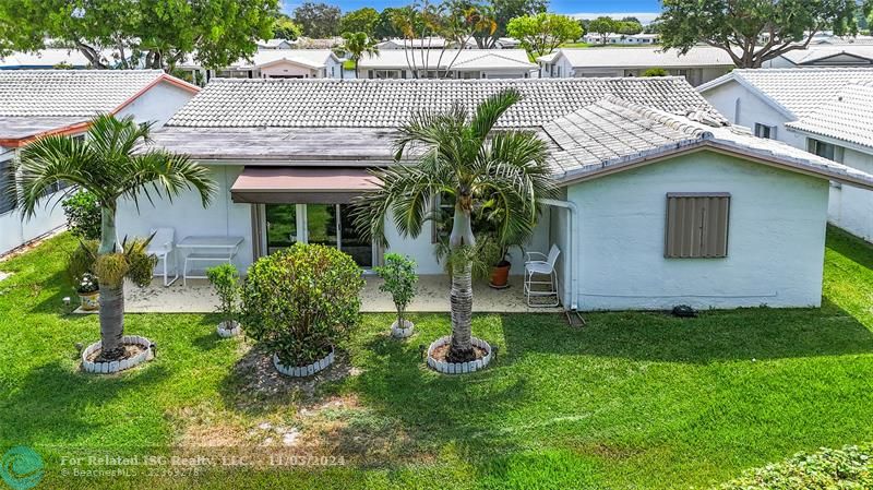 AERIAL VIEW OF REAR OF HOUSE