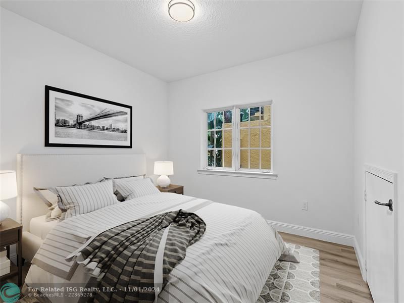 Virtually staged Ground Floor Bedroom