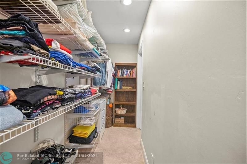 Primary Bedroom walk-in closet