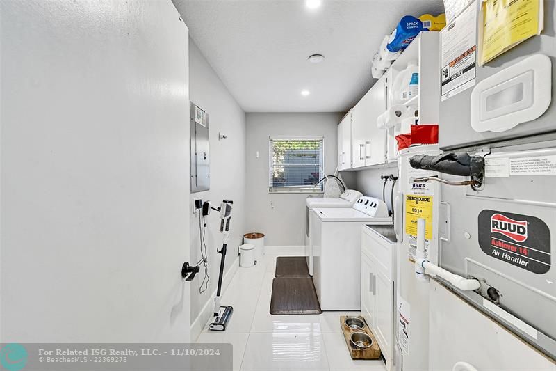 Laundry Room off the garage