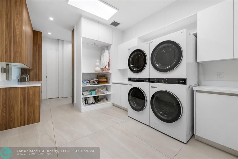 The Butlers Pantry Blends to Utility & Laundry Area