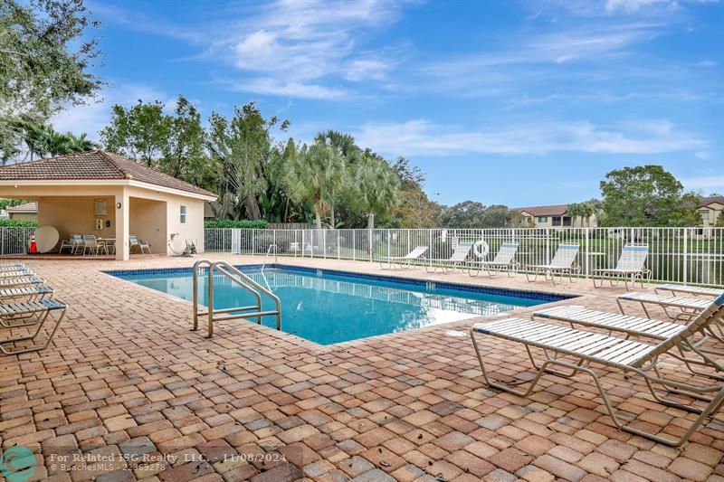 Community Pool adjacent to home