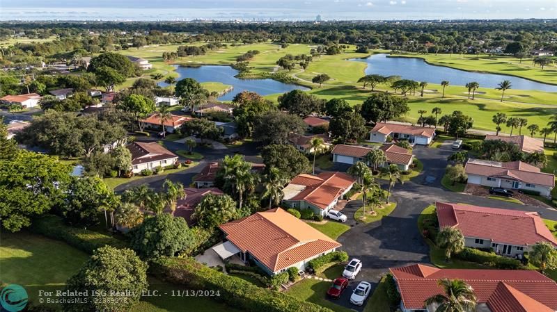 Hawthorne Village with views of golf course