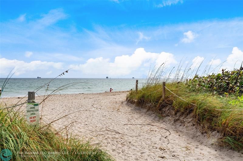 Beach Access Across the Street