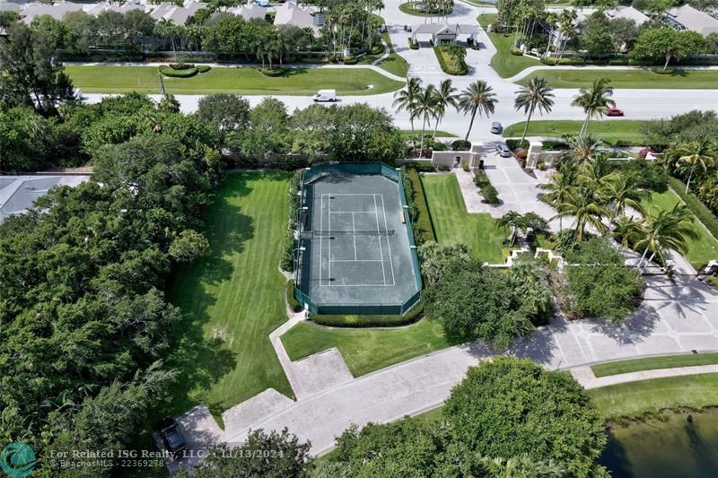 Clay tennis courts