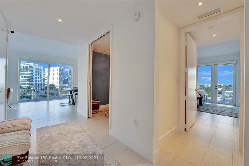 Foyer into 2nd Bedroom