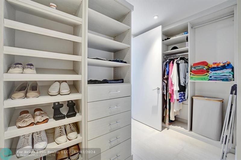 Primary Walk In Closet