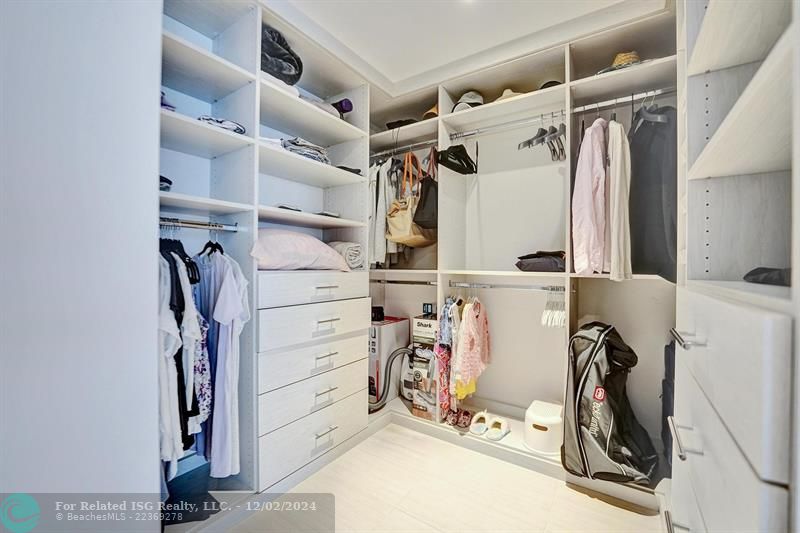 Primary Walk In Closet