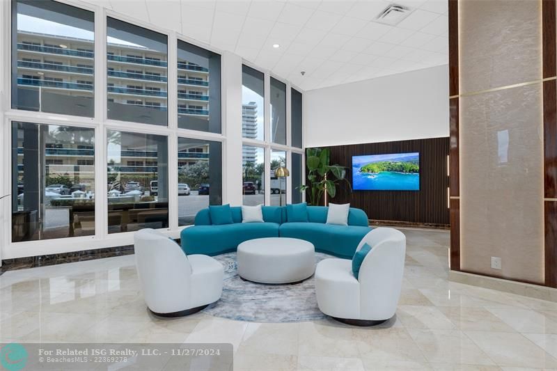 SITTING AREA IN LOBBY