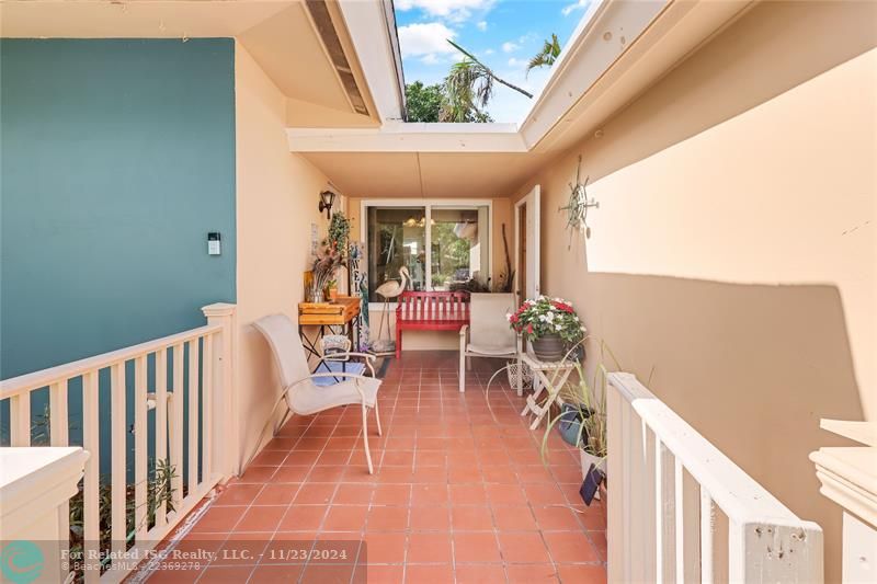 Wonderful large front porch. East exposure.