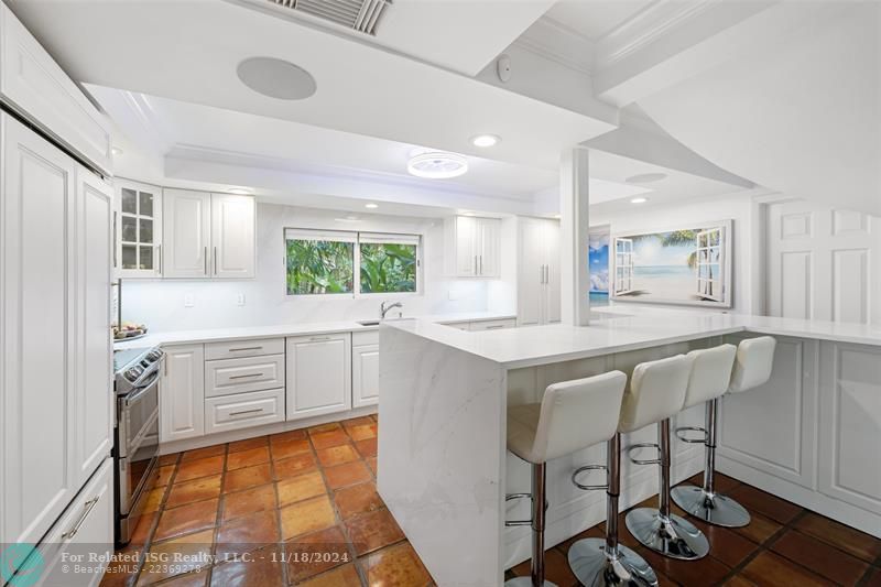 Kitchen with Wet Bar