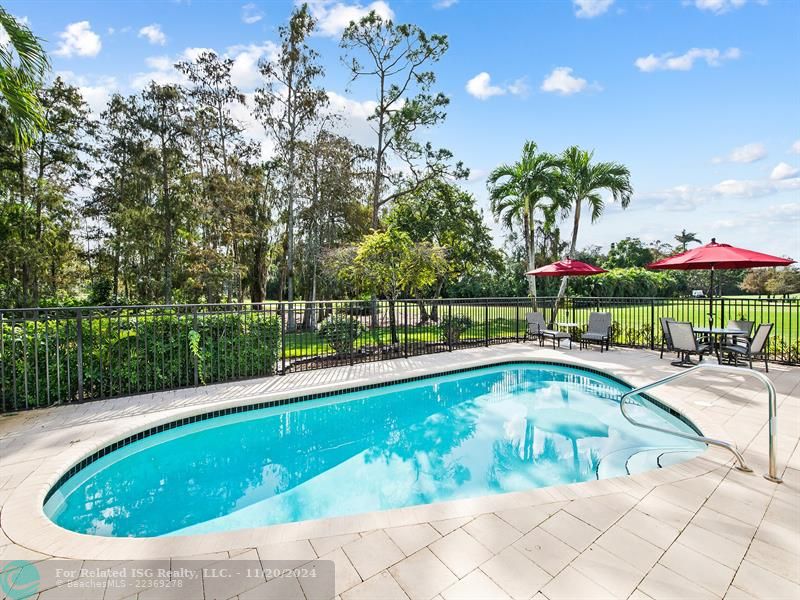 Patio and Pool Area