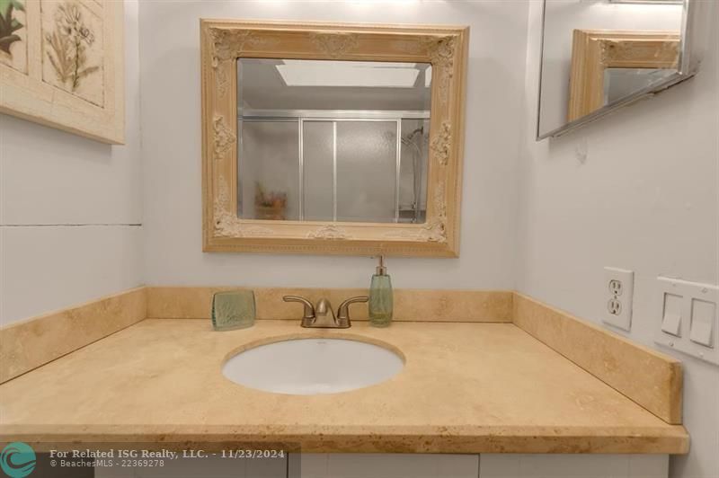 Master bathroom vanity