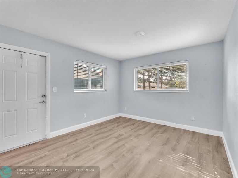 Third Bedroom with Door to Side Patio