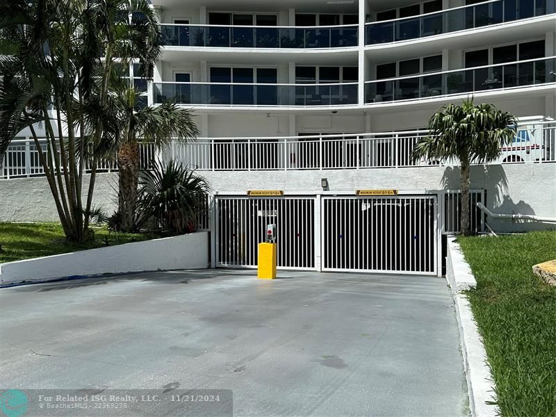 secured garage parking