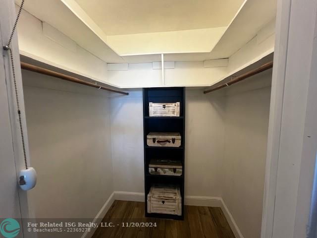 Large walk-in closet