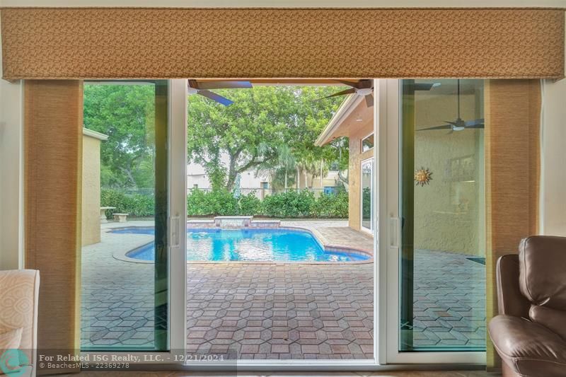 Patio Doors to Pool