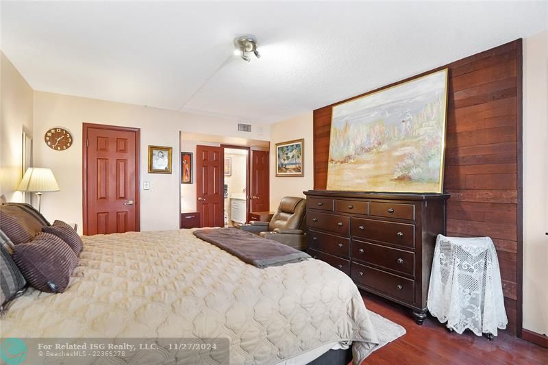 Guest bedroom is being used as a TV room/DEN