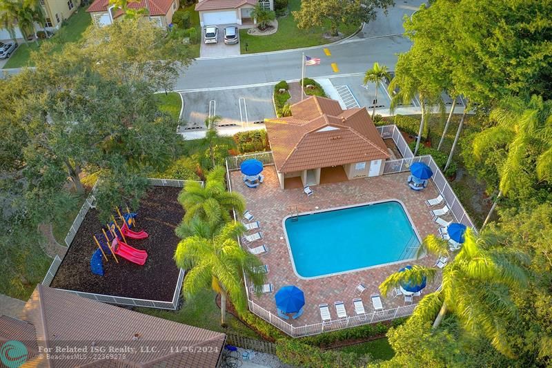 clubhouse, pool, and tot lot