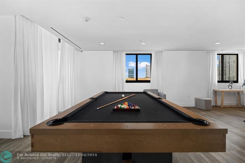 Common Area Pool Table