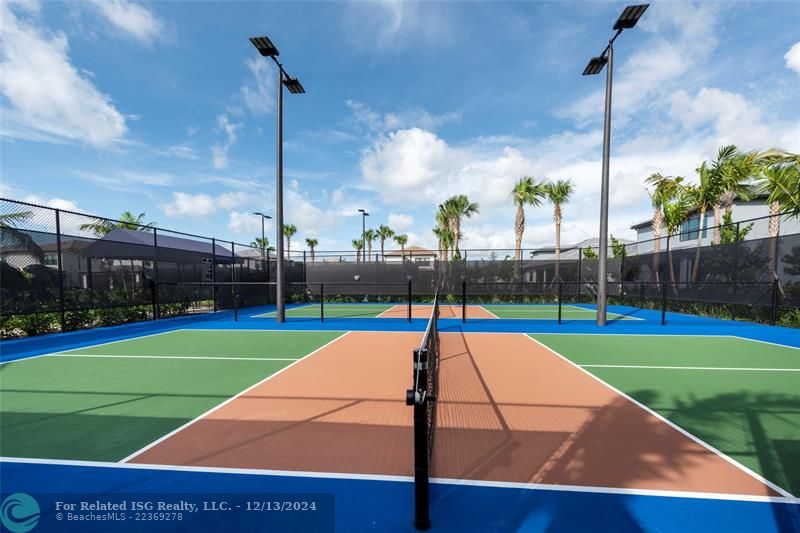 Pickleball courts