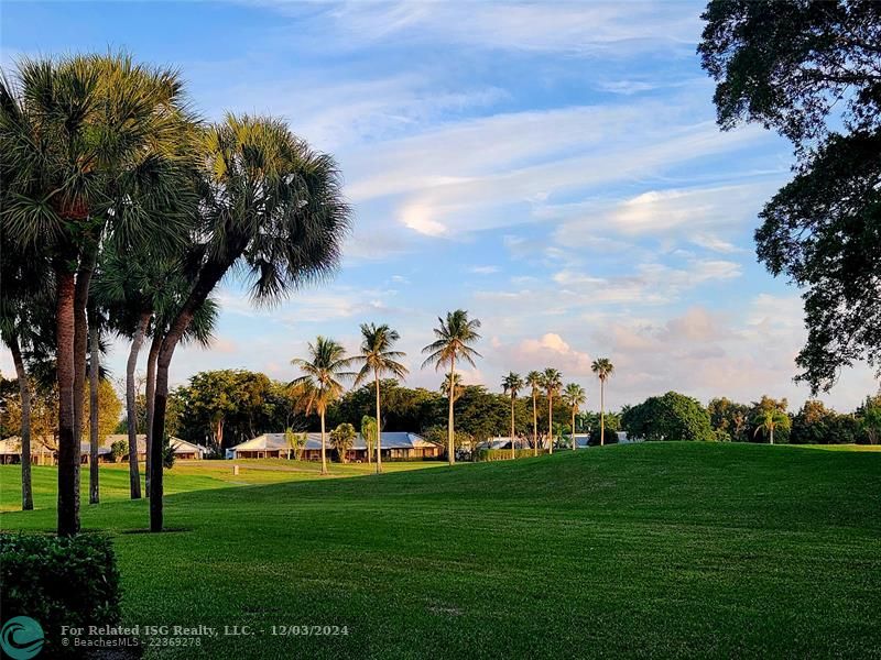 Golf course view