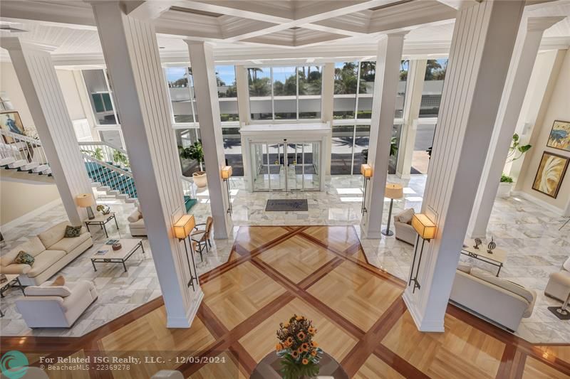 Bright open concept living room