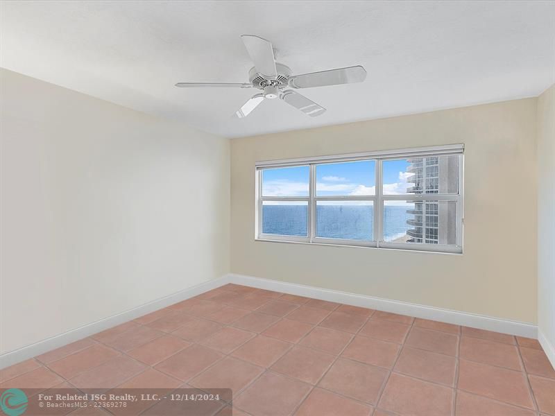 THIRD BEDROOM WITH GREAT OCEAN VIEWS