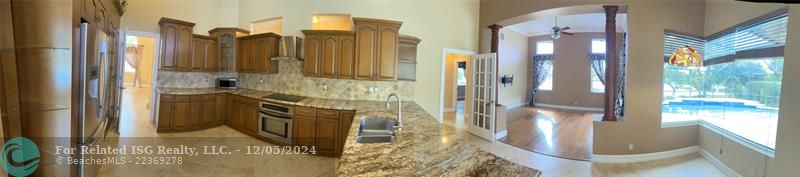 Kitchen/family room/ breakfast area