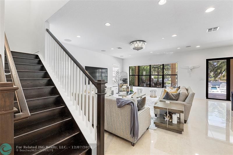 Formal Dining Room with Built-in Wine & Fridge