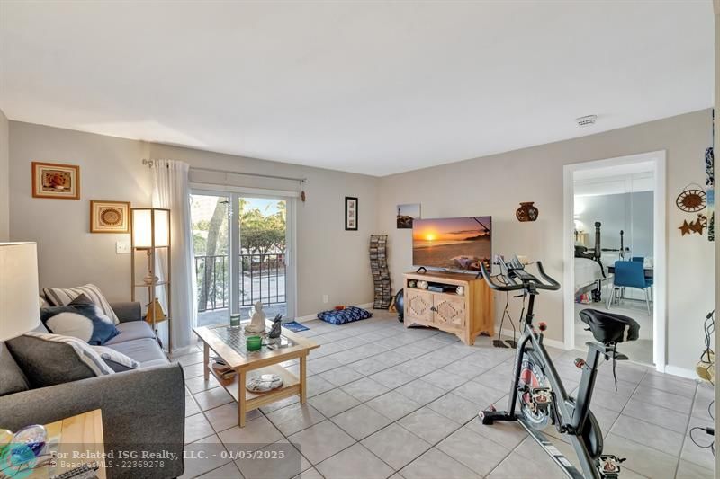 Kitchen is partially open to the living room