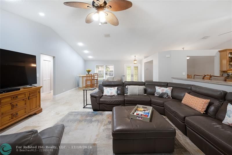 Family room looking toward Living room