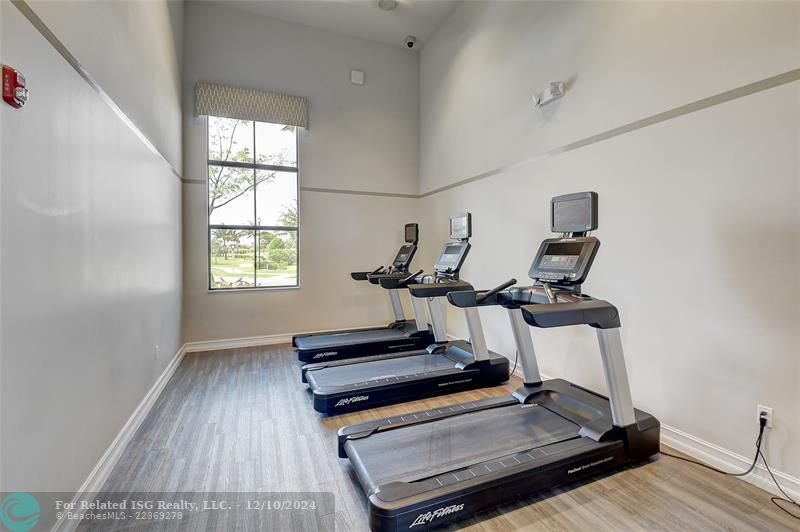 Cardio room.