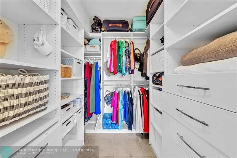 Primary Walk-in Closet