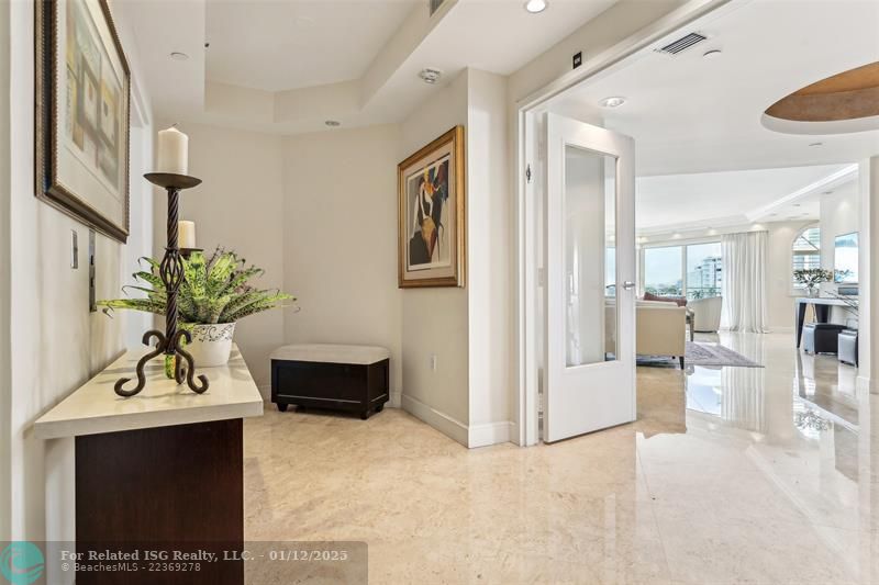 Private secure elevators to your foyer.