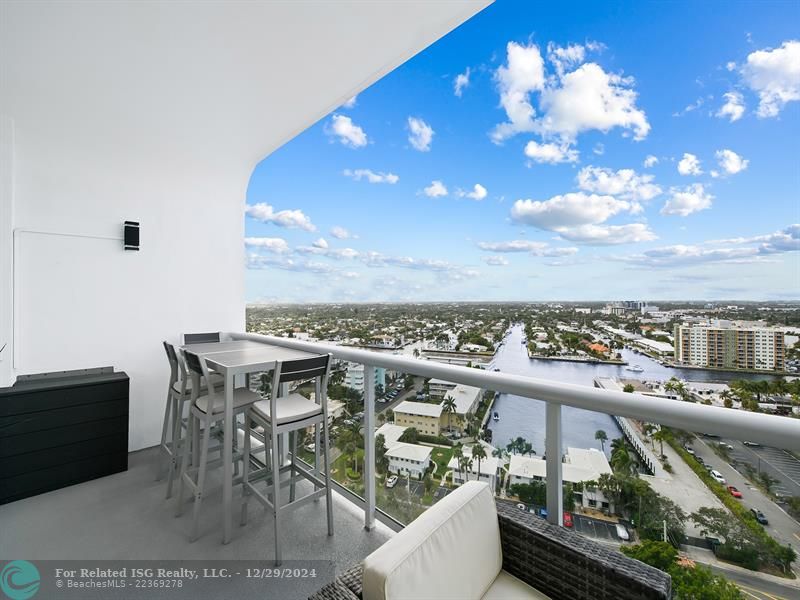 Private West Facing Terrace