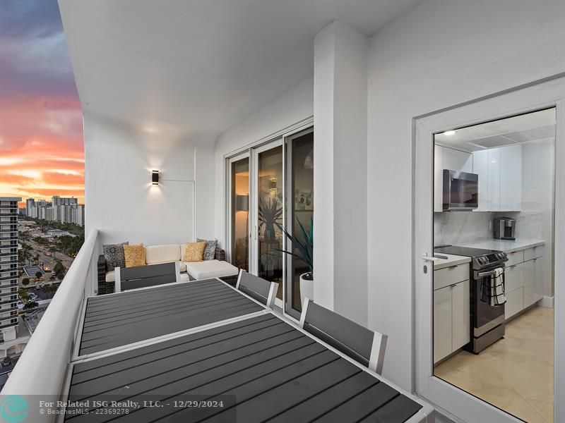 Private West Facing Terrace