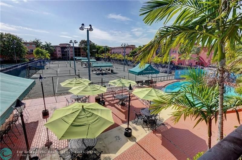 View from Upper Clubhouse of the LTC Patio