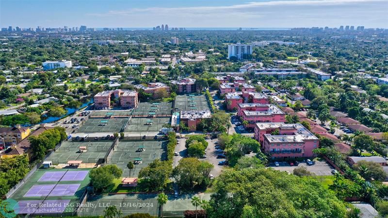 Aerial View of Complex from West