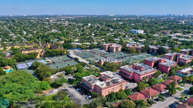 Aerial View of Complex from the South.