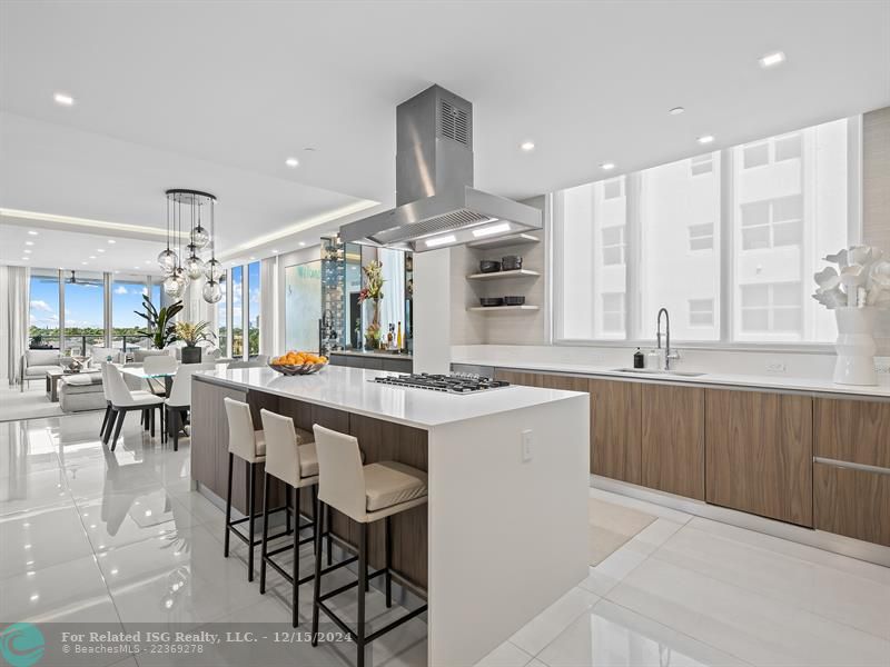 Kitchen decorated by SLK Interiors