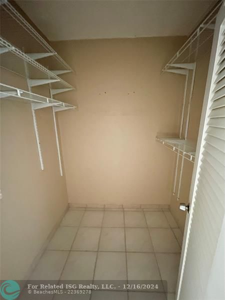 Walk-in Closet in Bedroom