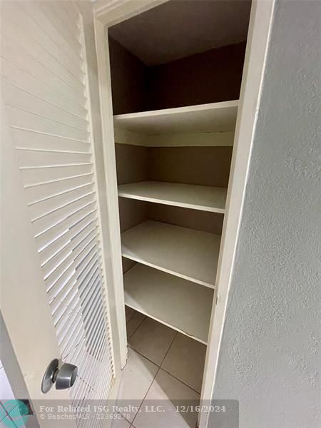 Additional Closet in Bedroom