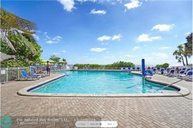 Pool overlooking the Ocean