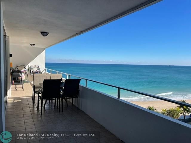 Largest Balcony Overlooking the Ocean