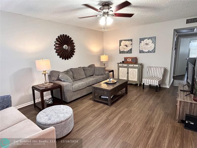 Gorgeous Living Room with Beautiful Floors