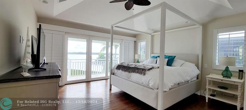 Loft 1st floor view - stairs to Master Bedroom