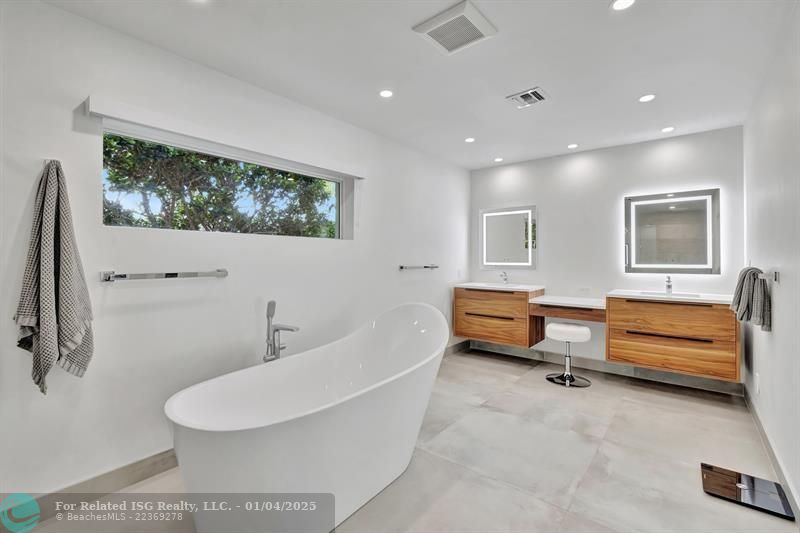 Spa Style Bath - Soaking Tub